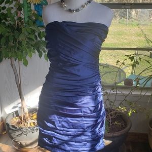 Express strapless mini dress